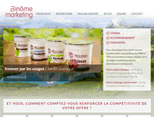 Tablet Screenshot of binome-marketing.com